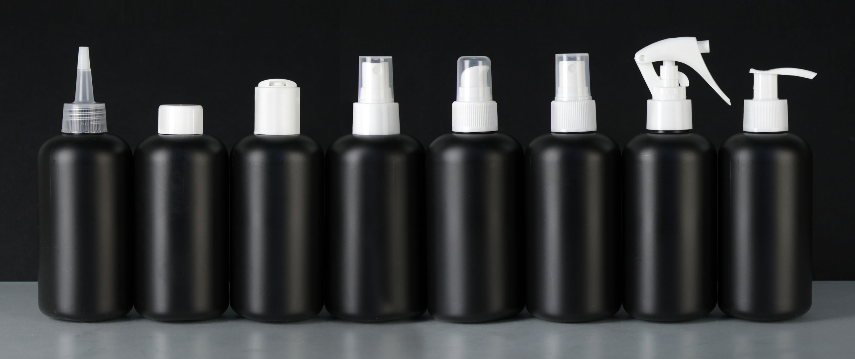 Комплектующие на черных флаконах TORUS 150 ml