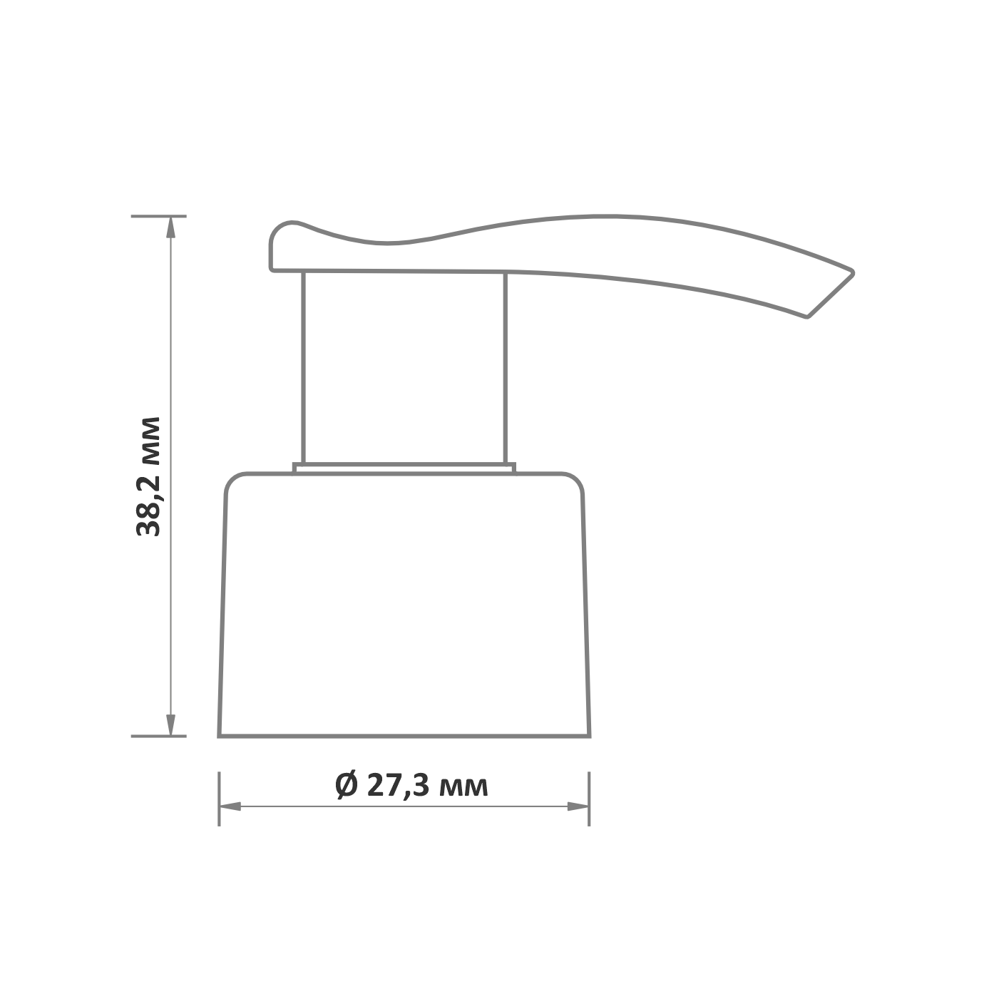 PINO alum 24/410 дозатор золото