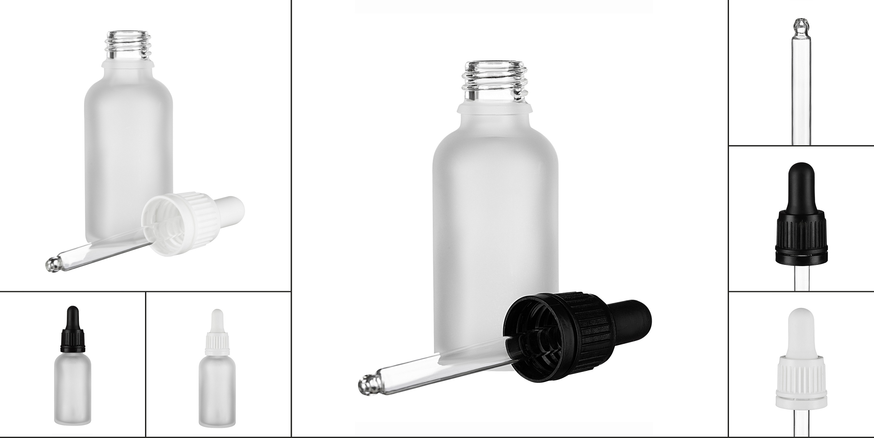 PONTE серия, натуральный стеклянный флакон 30 мл, с пипеткой