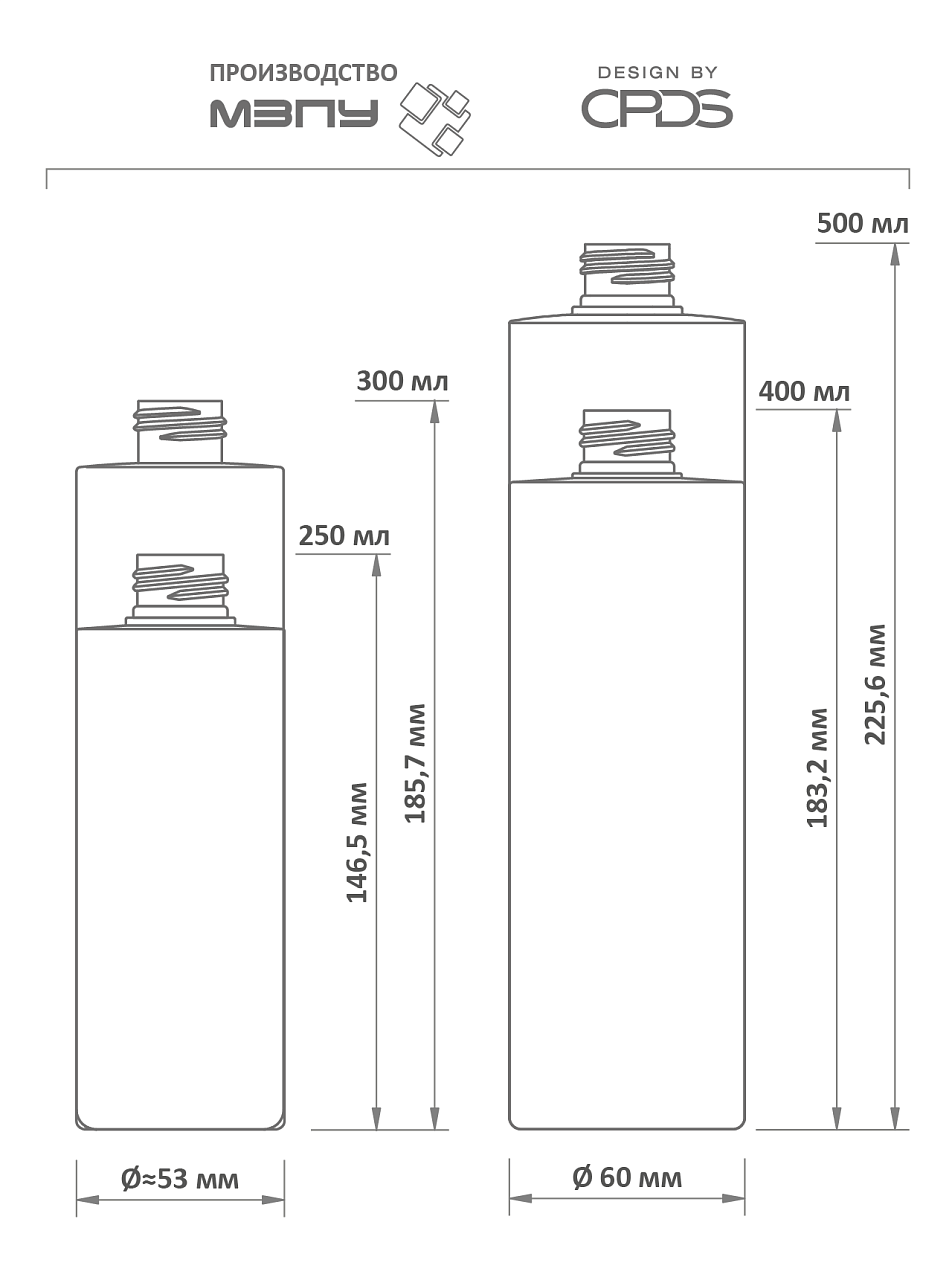 CARDO серия, 50–1000 мл, схема 4