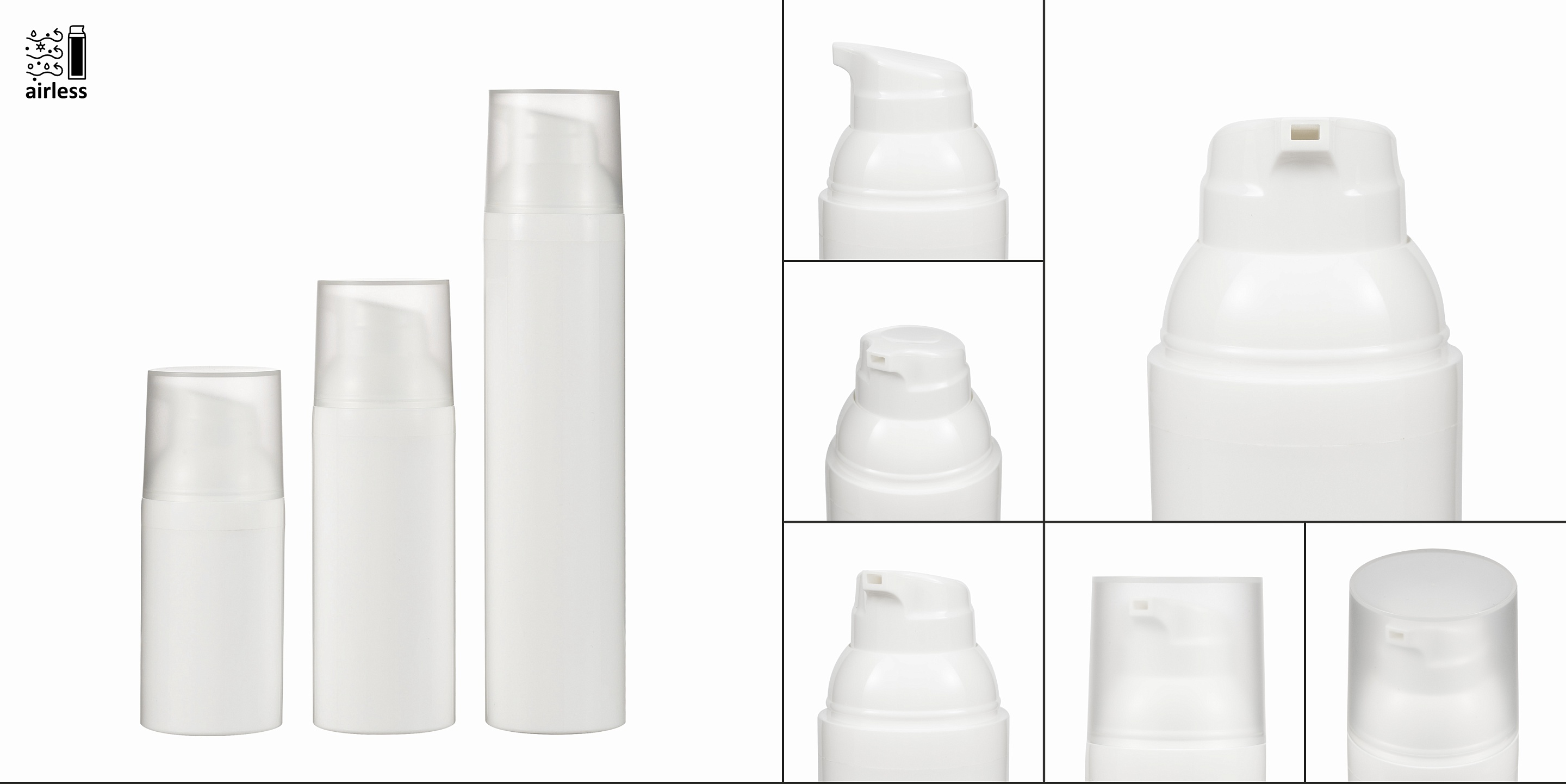 Вакуумные диспенсеры серии MIDDLE с МАТОВОЙ крышкой